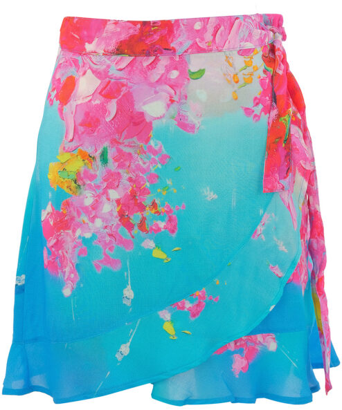 Dolcezza “Nyár Santoriniben” Strandszoknya - acélkék, 3. kép | MyBerill Boutique
