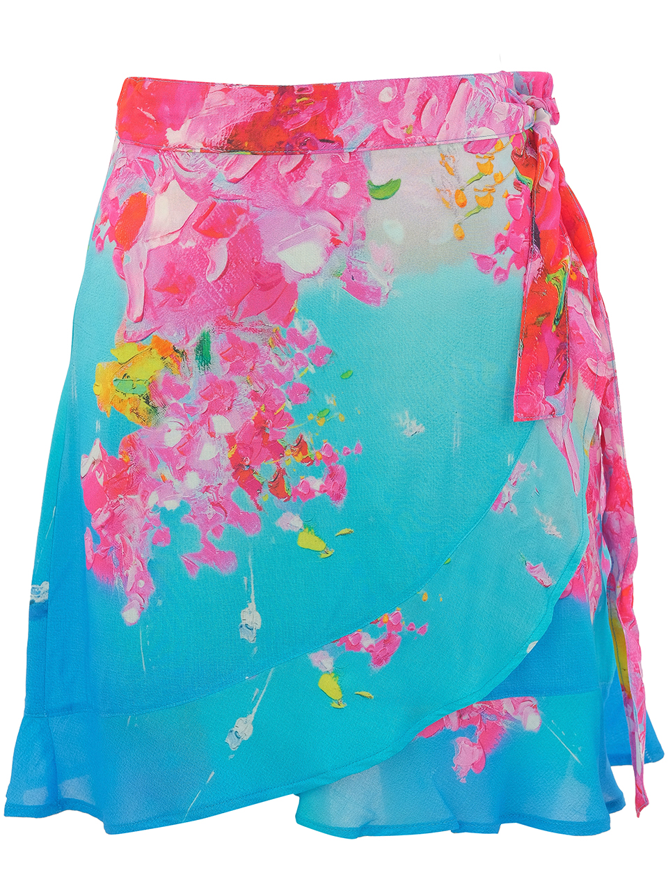 Dolcezza “Nyár Santoriniben” Strandszoknya - acélkék, 3. kép | MyBerill Boutique