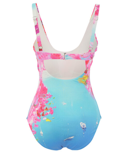 Dolcezza “Nyár Santoriniben” egyrészes fürdőruha - acélkék, 3. kép | MyBerill Boutique