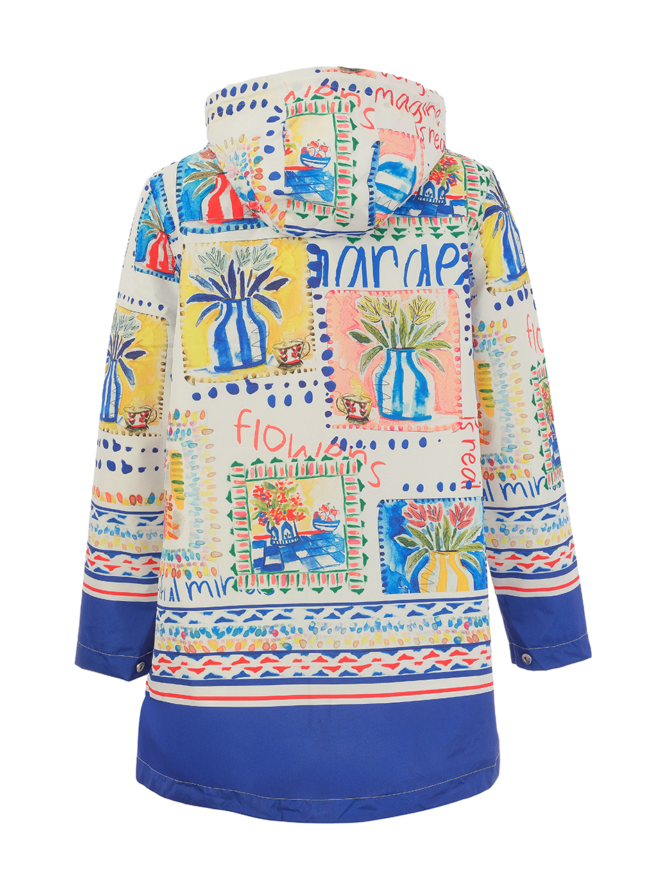 Dolcezza “A Kézzel készített kertem” esőkabát - cipzáras, 4. kép | MyBerill Boutique