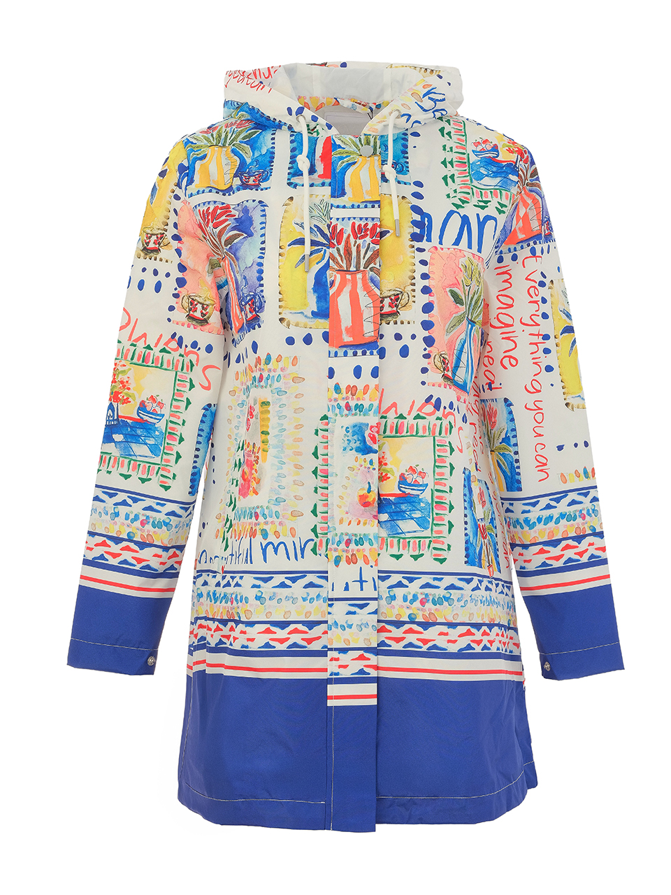 Dolcezza “A Kézzel készített kertem” esőkabát - cipzáras, 2. kép | MyBerill Boutique
