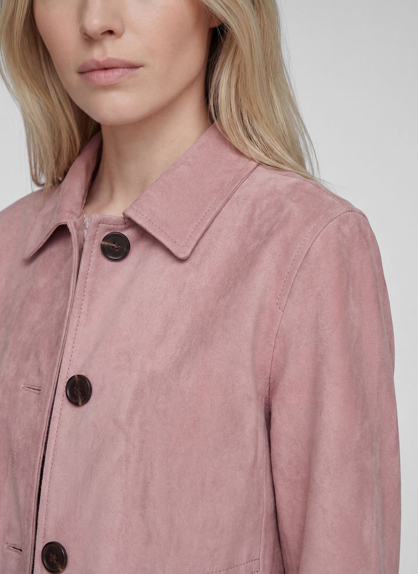 Rabe Velúr kabát gombos és oldalsó zsebekkel - galléros, 8. kép | MyBerill Boutique