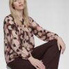 Rabe Blúz hasított nyakkivágással és pöttyös mintával - 3/4-es ujjú | MyBerill Boutique