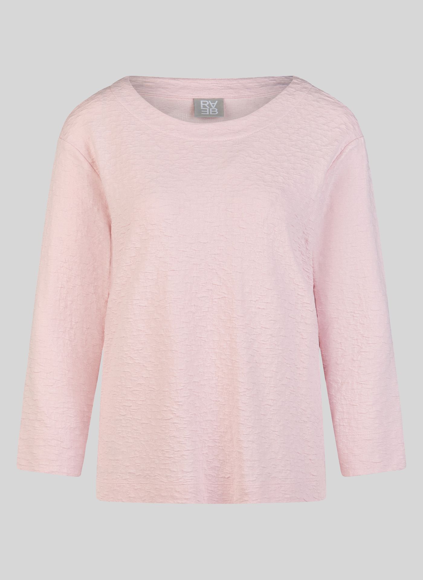 Rabe Texturált felső 3/4-es ujjal és kerek nyakkal - 3/4-es ujjú, 7. kép | MyBerill Boutique
