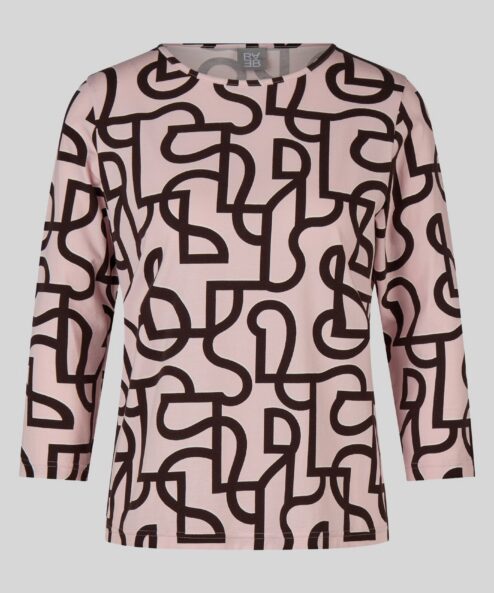 Rabe Grafikus felső absztrakt mintával - 3/4-es ujjú, 6. kép | MyBerill Boutique