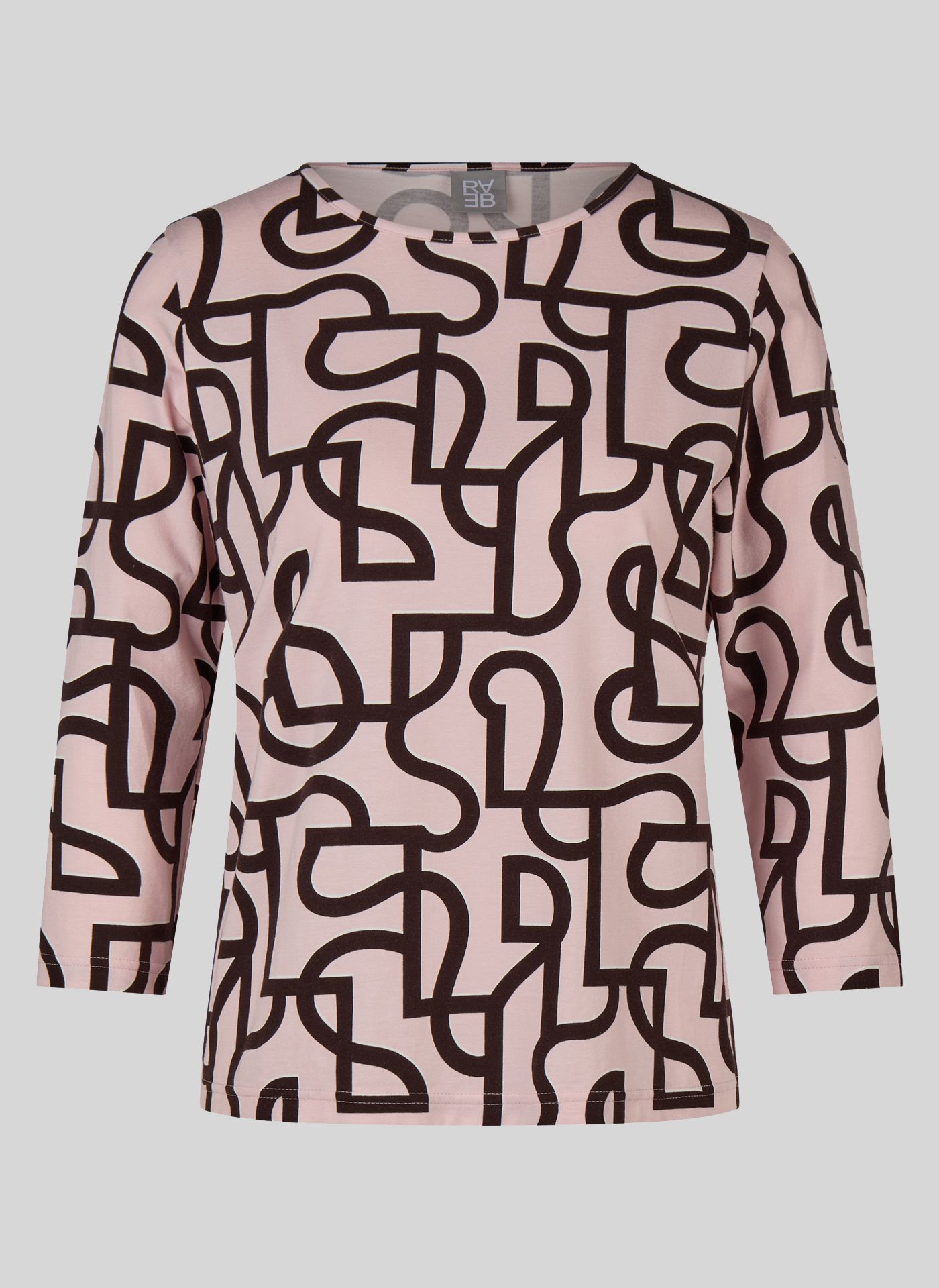 Rabe Grafikus felső absztrakt mintával - 3/4-es ujjú, 6. kép | MyBerill Boutique