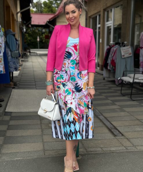 Dolcezza “Az Éber Álom” Pamut ruha - acélkék, 2. kép | MyBerill Boutique