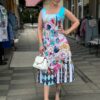 Dolcezza “Az Éber Álom” Pamut ruha - acélkék | MyBerill Boutique