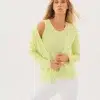 Dolcezza pamut ujjatlan felső zöld - Dolcezza, 2. kép | MyBerill Boutique