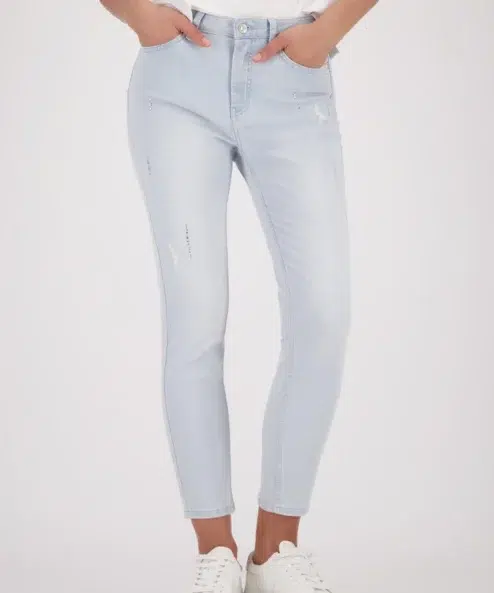 Monari világoskék farmer 7/8 strasszos - kék, 3. kép | MyBerill Boutique