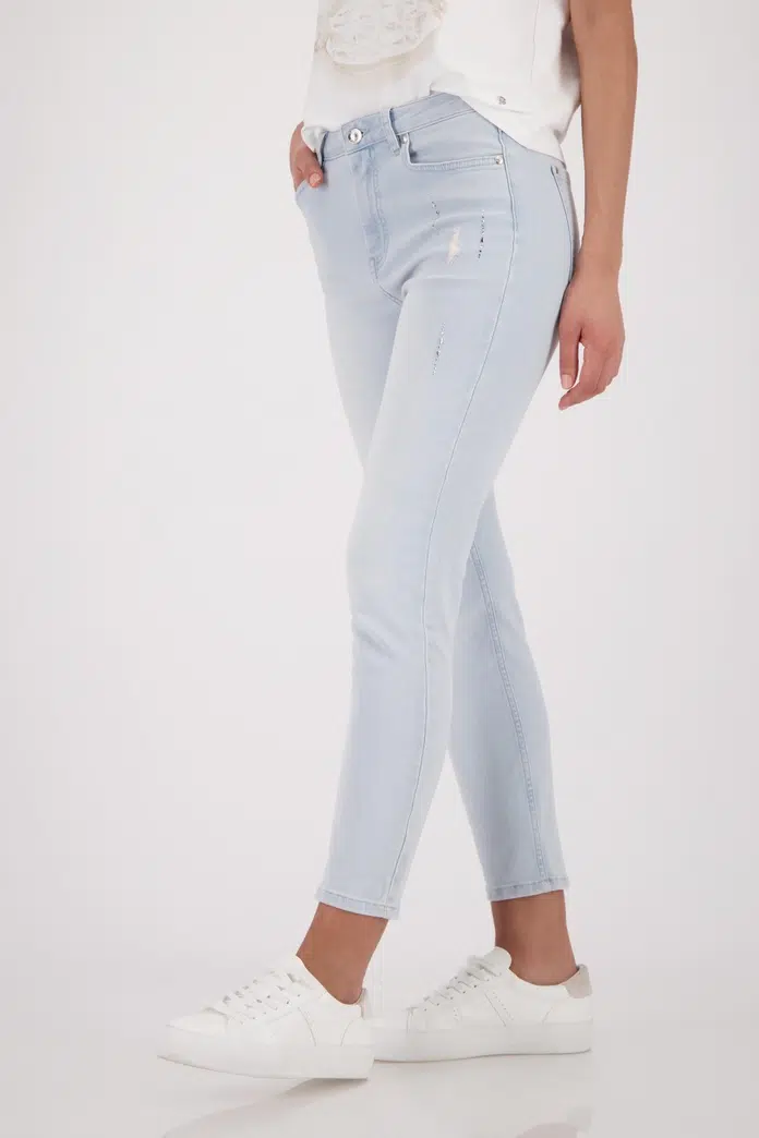 Monari világoskék farmer 7/8 strasszos - kék, 5. kép | MyBerill Boutique