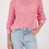 Monari zsenilia azsúr pulóver rózsaszín - Felső | MyBerill Boutique