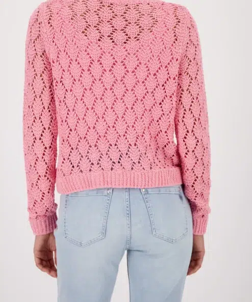 Monari zsenilia azsúr pulóver rózsaszín - Felső, 5. kép | MyBerill Boutique