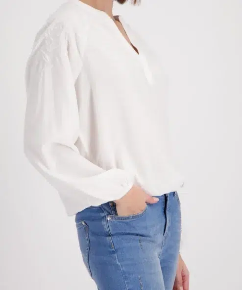 Monari Blúz hímzéssel - 3/4-es ujjú, 5. kép | MyBerill Boutique