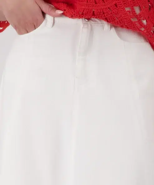Monari maxi farmer szoknya fehér - fehér, 6. kép | MyBerill Boutique