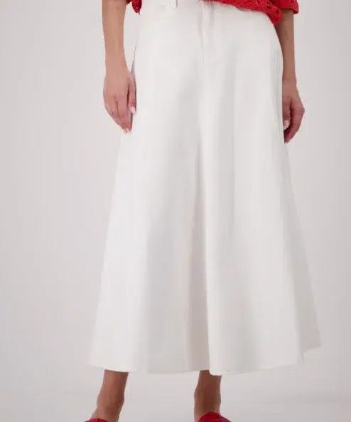 Monari maxi farmer szoknya fehér - fehér, 3. kép | MyBerill Boutique