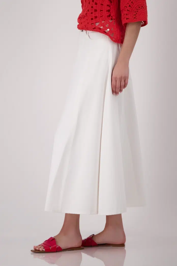 Monari maxi farmer szoknya fehér - fehér, 4. kép | MyBerill Boutique