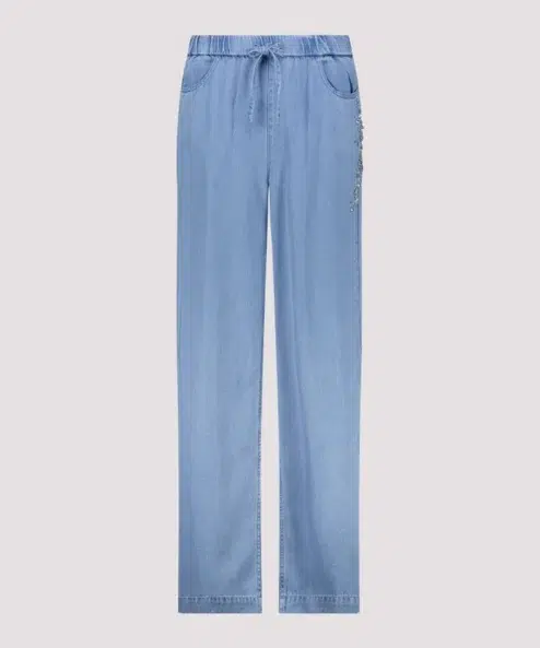 Monari strasszos farmernadrág - kék, 8. kép | MyBerill Boutique