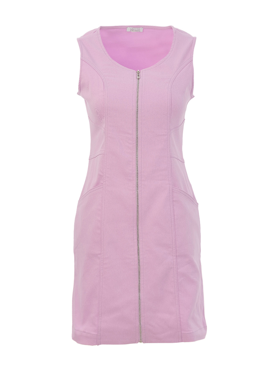 Dolcezza ujjatlan, zippes ruha lila - cipzáras, 3. kép | MyBerill Boutique