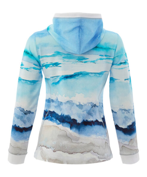 Dolcezza “Tengeri Tájkép” kapucnis, zipzárs Blézer - 3/4-es ujjú, 5. kép | MyBerill Boutique