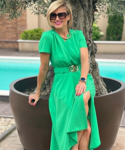 Mystic Day Gréta ruha zöld - Alkalmi ruha, 4. kép | MyBerill Boutique