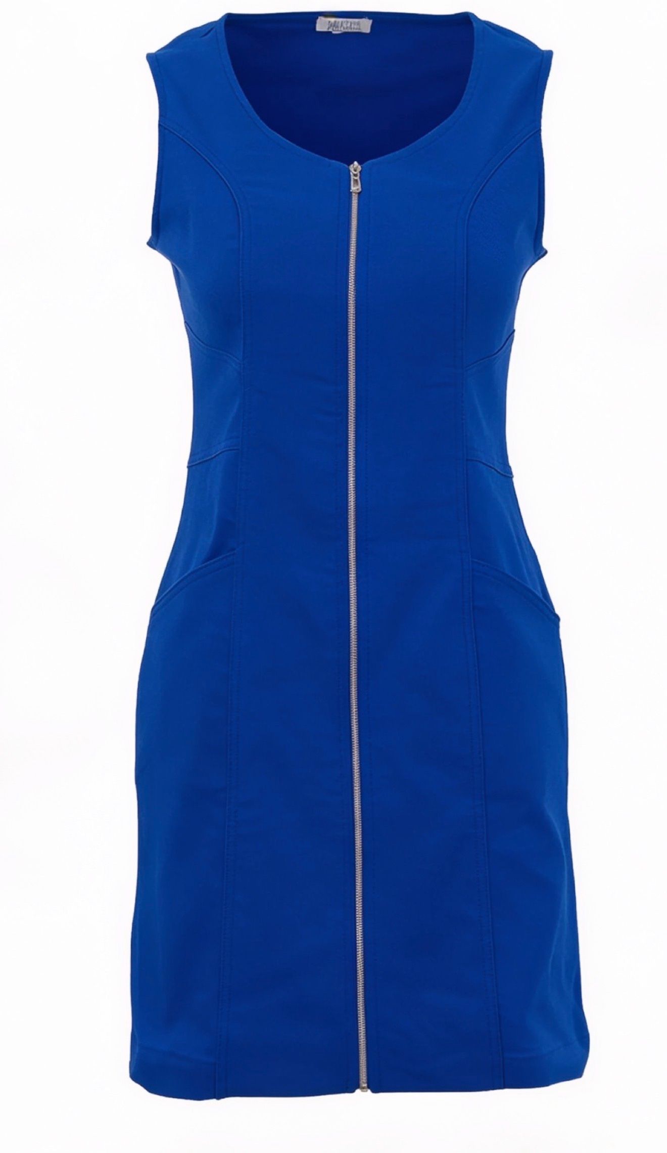 Dolcezza ujjatlan, zippes ruha királykék - cipzáras, 2. kép | MyBerill Boutique