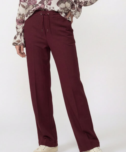 Monari Széles szárú nadrág bordó - bordó | MyBerill Boutique