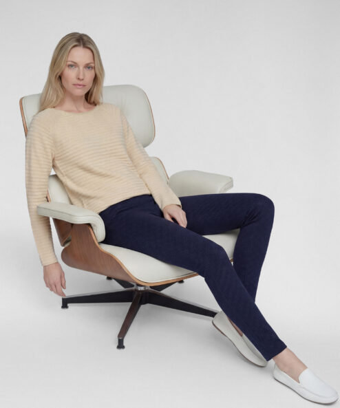 Rabe Sötétkék grafikus mintás jeggings