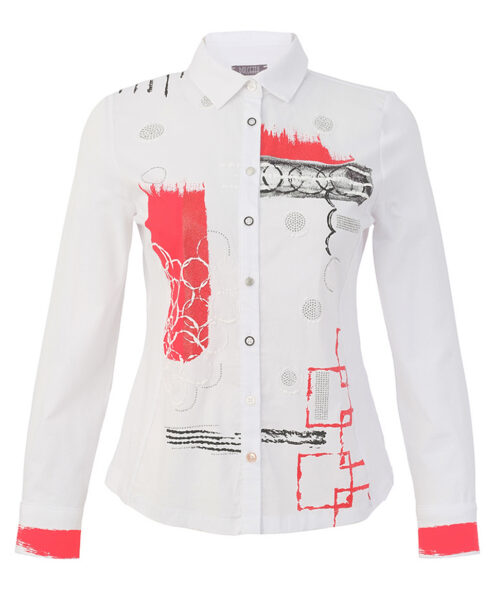 Dolcezza „Geo Stripes” blúz - Blúz, 3. kép | MyBerill Boutique