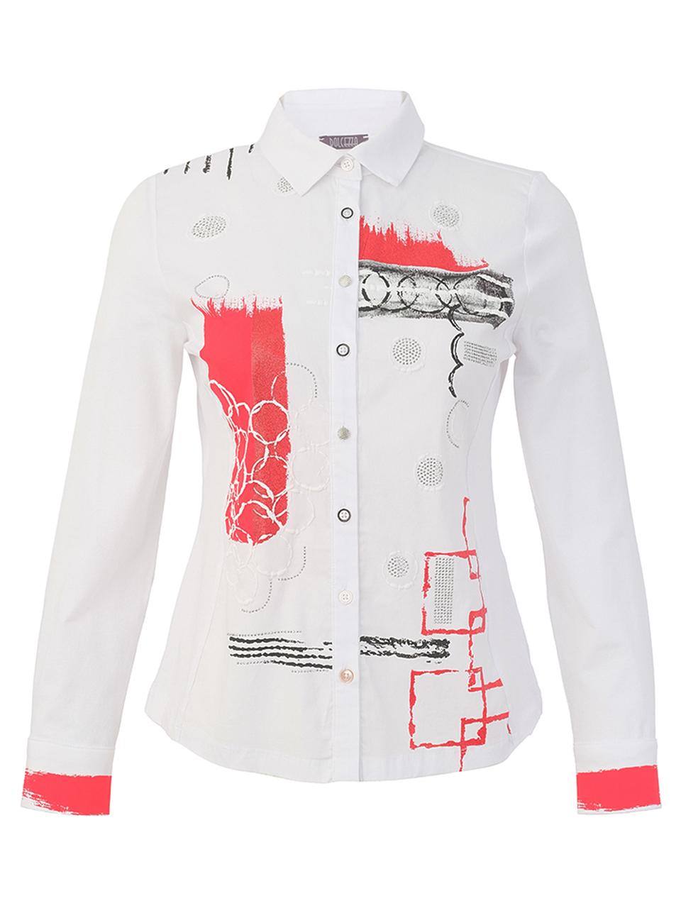 Dolcezza „Geo Stripes” blúz - Blúz, 3. kép | MyBerill Boutique