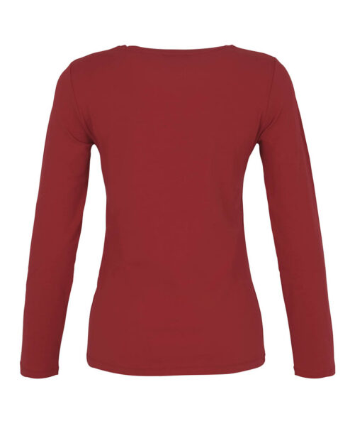 Dolcezza piros kerek nyakú hosszú ujjú felső - 3/4-es ujjú, 3. kép | MyBerill Boutique