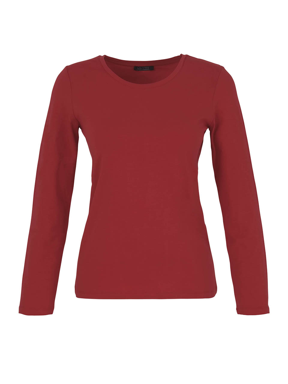Dolcezza piros kerek nyakú hosszú ujjú felső - 3/4-es ujjú | MyBerill Boutique