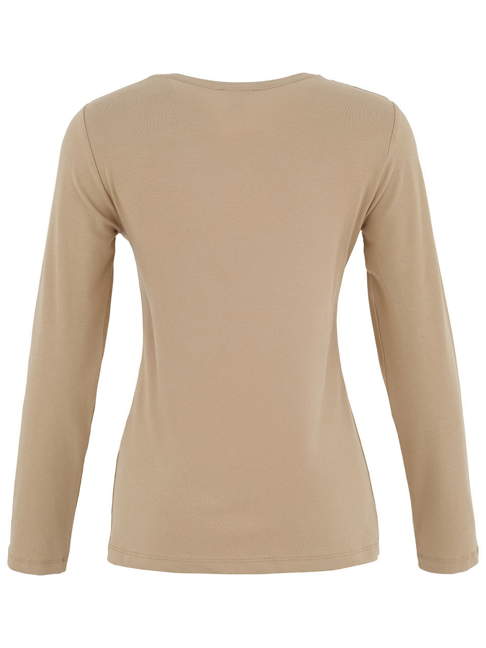 Dolcezza taupe kerek nyakú hosszú ujjú felső - 3/4-es ujjú, 3. kép | MyBerill Boutique