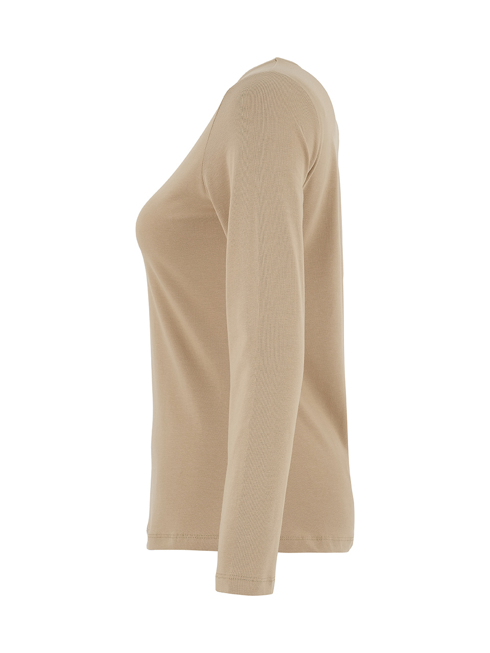 Dolcezza taupe kerek nyakú hosszú ujjú felső - 3/4-es ujjú, 2. kép | MyBerill Boutique