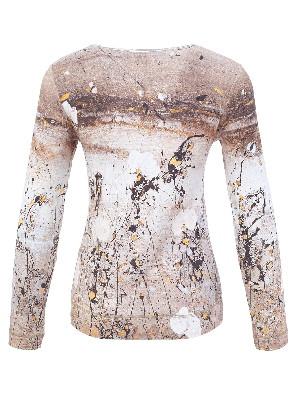 Dolcezza „Arany és ezüst szellő” V-nyakú felső - 3/4-es ujjú, 5. kép | MyBerill Boutique