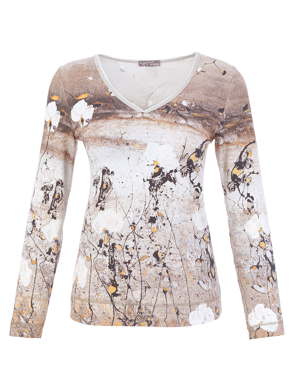 Dolcezza „Arany és ezüst szellő” V-nyakú felső - 3/4-es ujjú, 3. kép | MyBerill Boutique
