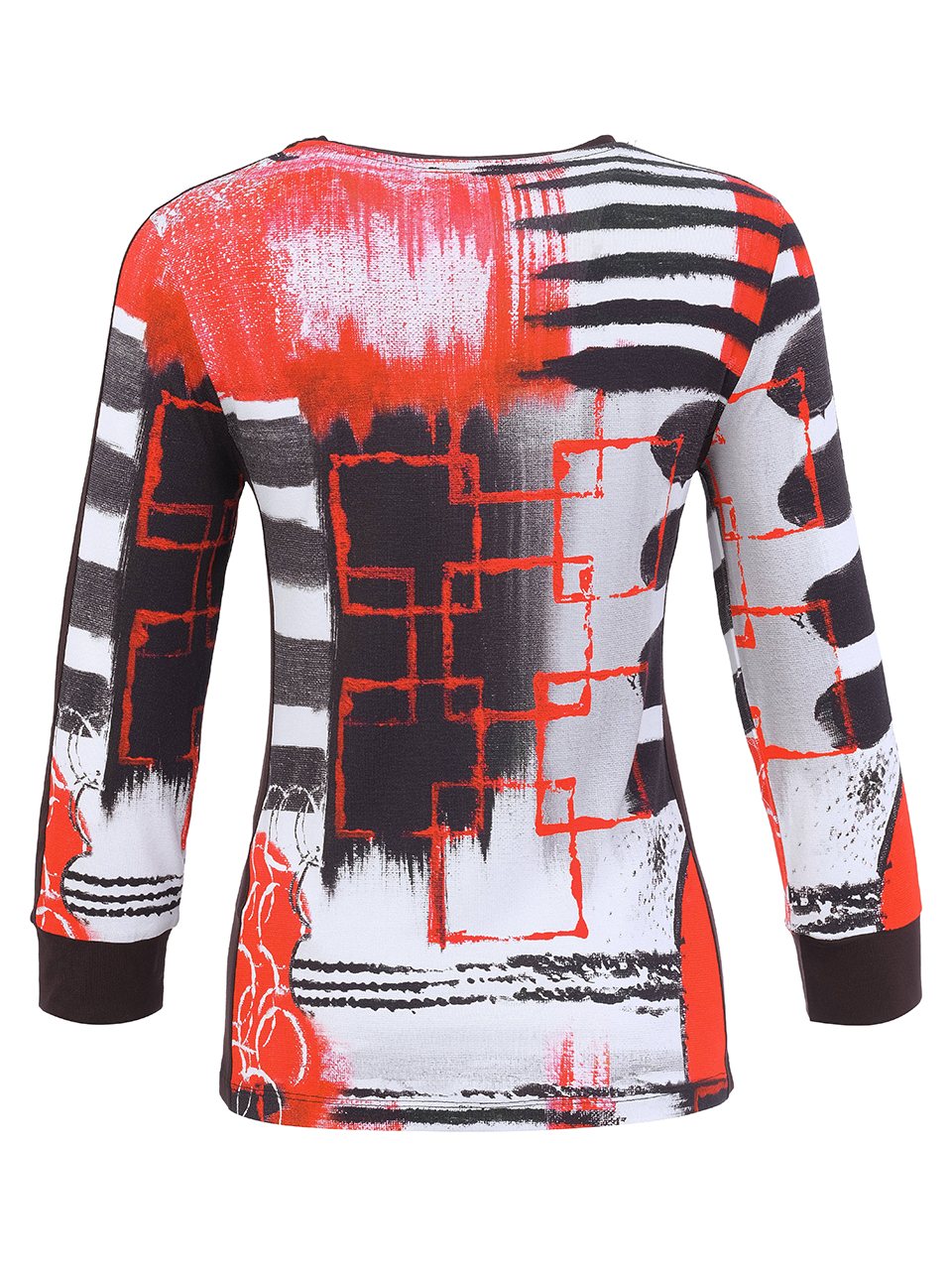 Dolcezza „Geo Stripes” kerek nyakú felső - 3/4-es ujjú, 5. kép | MyBerill Boutique