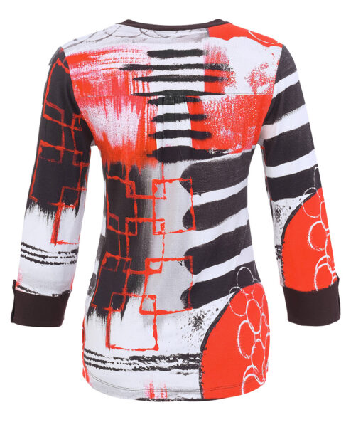 Dolcezza „Geo Stripes” V kivágott felső - Dolcezza, 6. kép | MyBerill Boutique