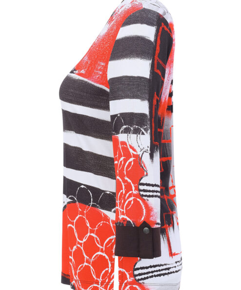 Dolcezza „Geo Stripes” V kivágott felső - Dolcezza, 5. kép | MyBerill Boutique