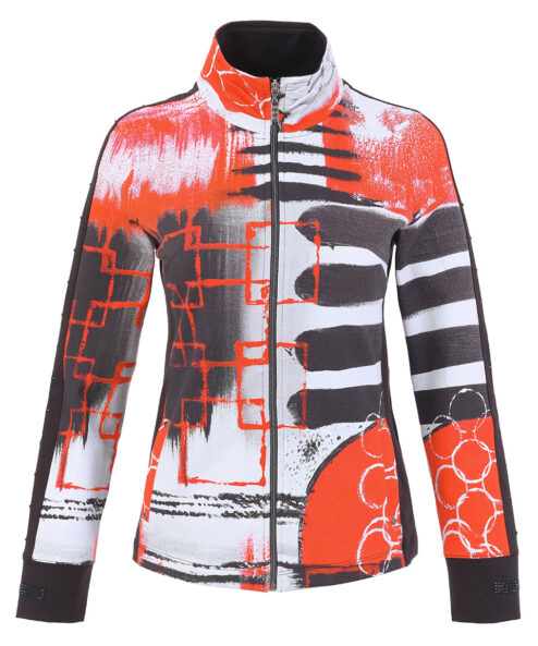 Dolcezza „Geo Stripes” cipzáras kabátka - Blézer, 3. kép | MyBerill Boutique
