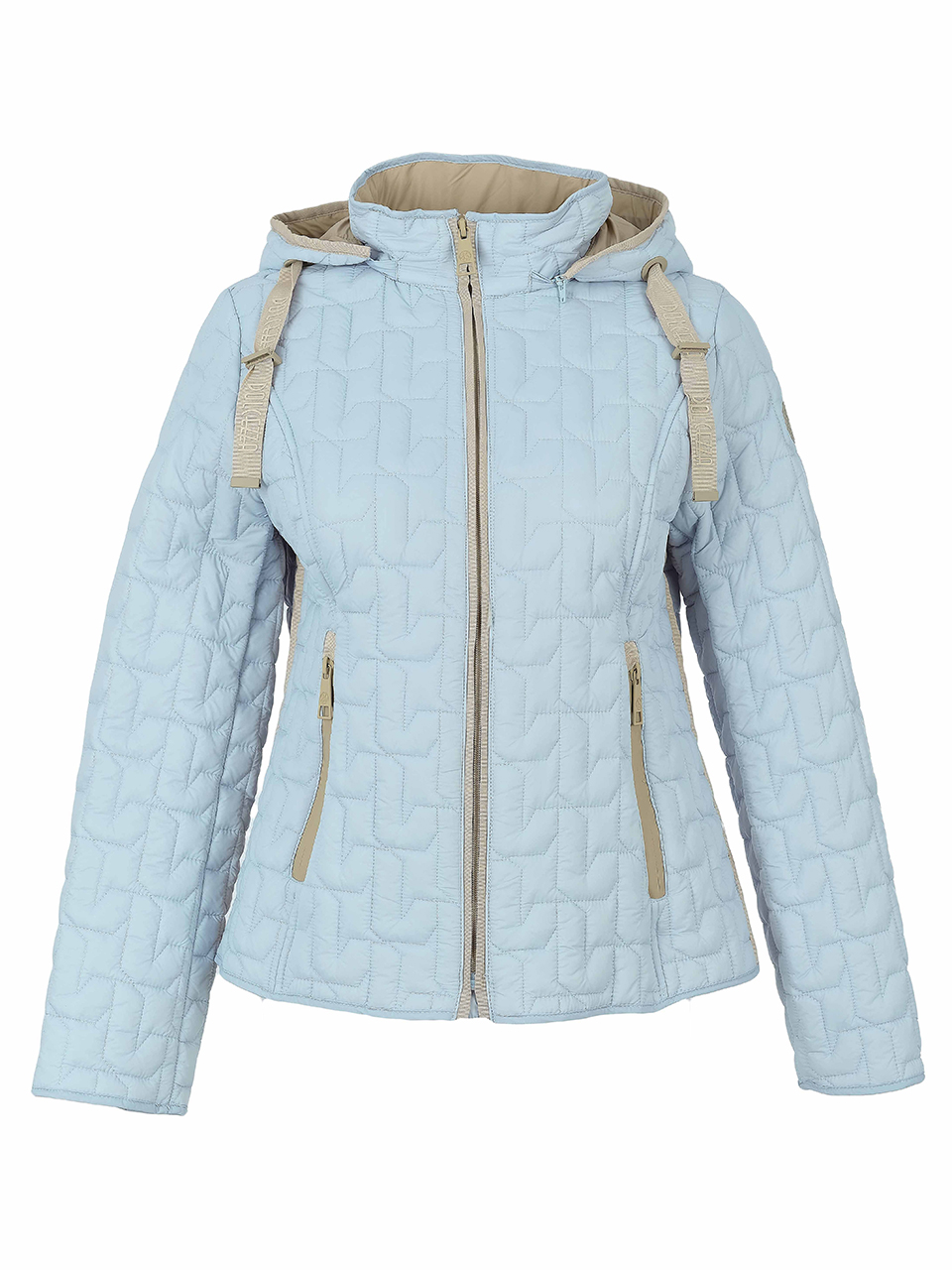 Dolcezza világoskék átmeneti steppelt kabát - 3/4-es ujjú, 2. kép | MyBerill Boutique