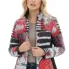 Dolcezza „Geo Stripes” kabát - cipzáras | MyBerill Boutique