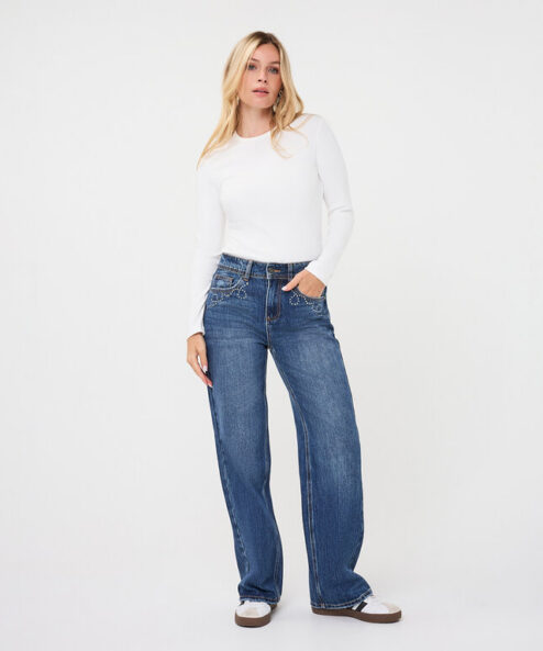 ESQUALO  farmernadrág strasszokkal - Esqualo, 2. kép | MyBerill Boutique