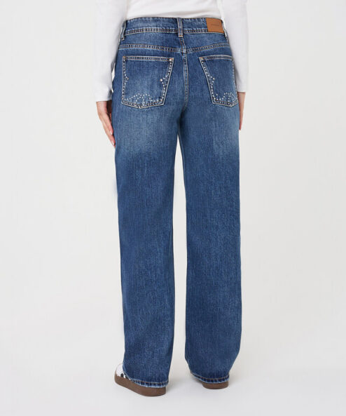 ESQUALO  farmernadrág strasszokkal - Esqualo, 4. kép | MyBerill Boutique