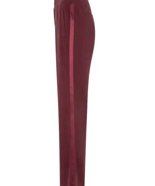ESQUALO Monogramos modál bordó nadrág - bordó, 4. kép | MyBerill Boutique