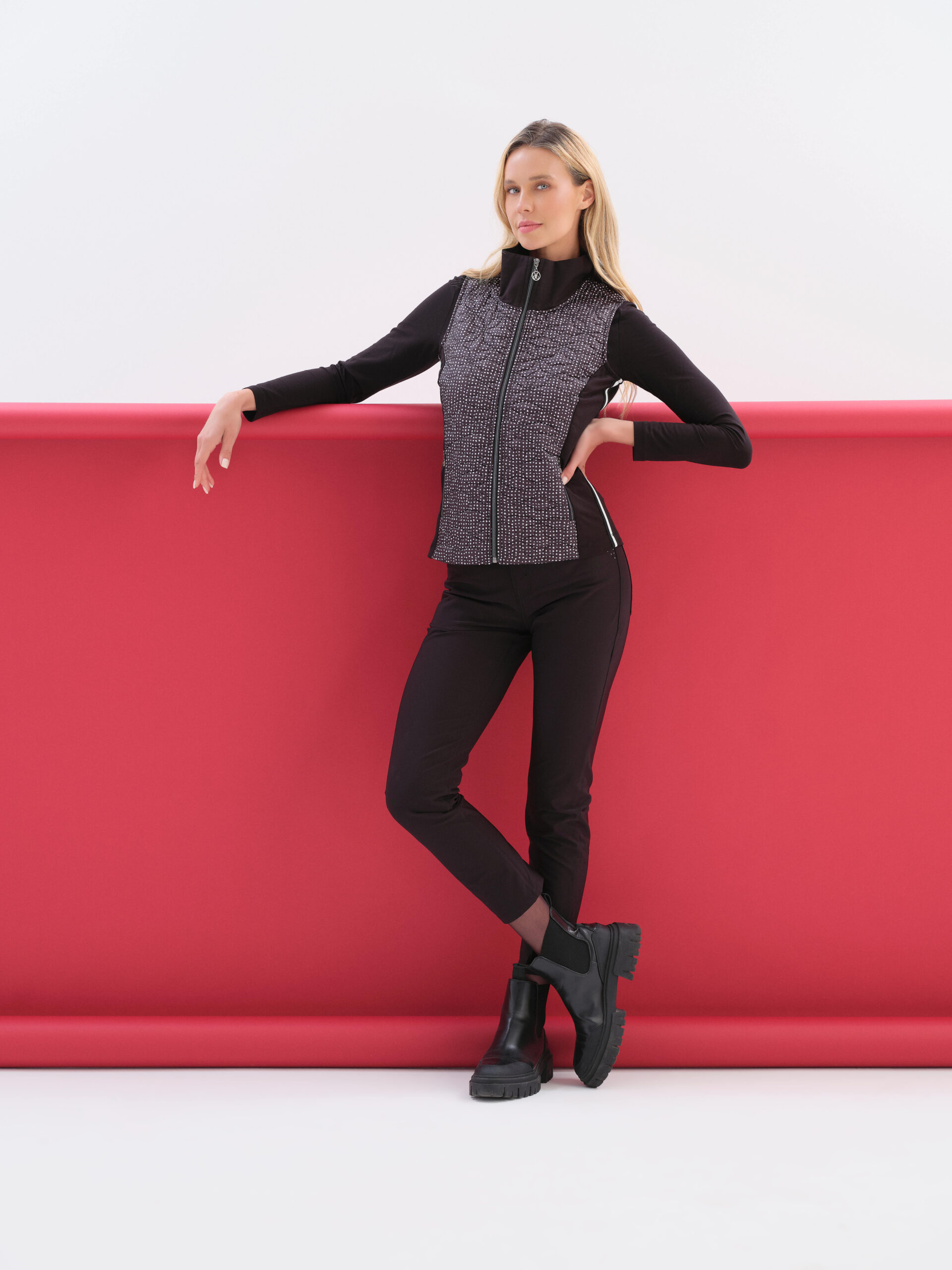 Dolcezza „Sporty Chic” mellény - cipzáras, 2. kép | MyBerill Boutique