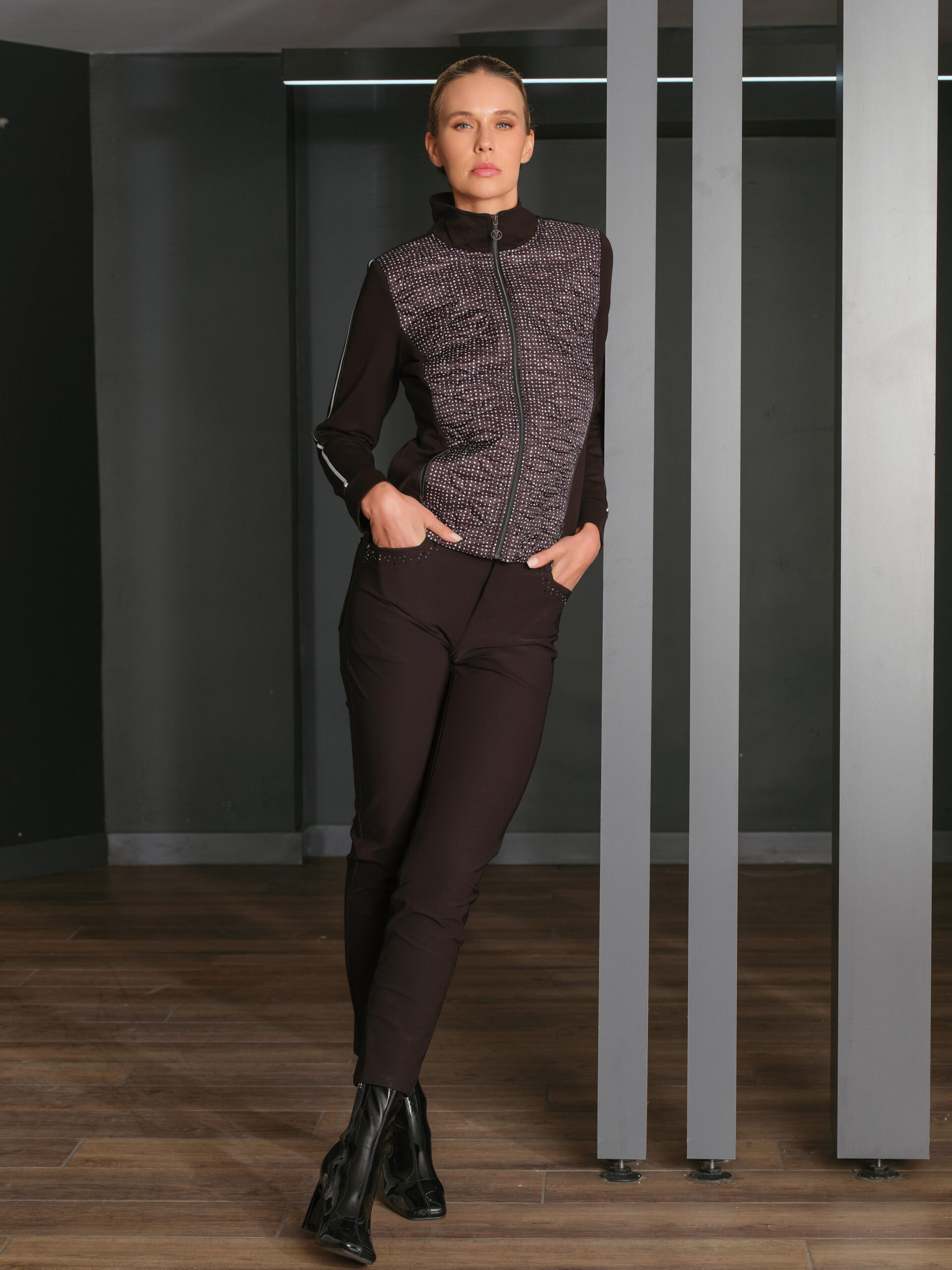 Dolcezza „Sporty Chic” kabát - cipzáras, 2. kép | MyBerill Boutique