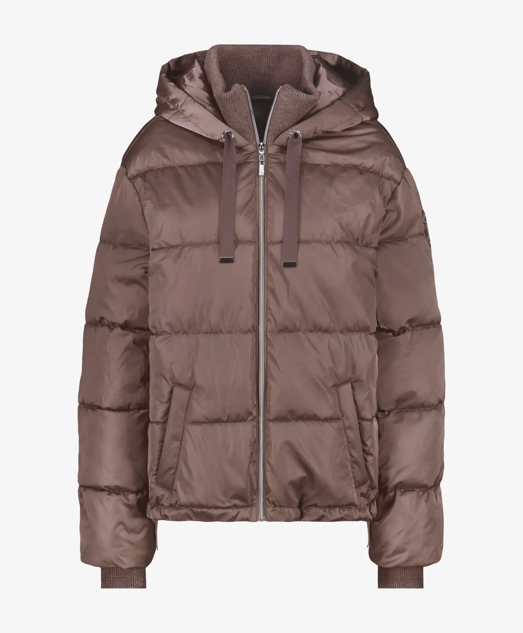 Monari Taupe bélelt steppelt kabát - barna, 6. kép | MyBerill Boutique