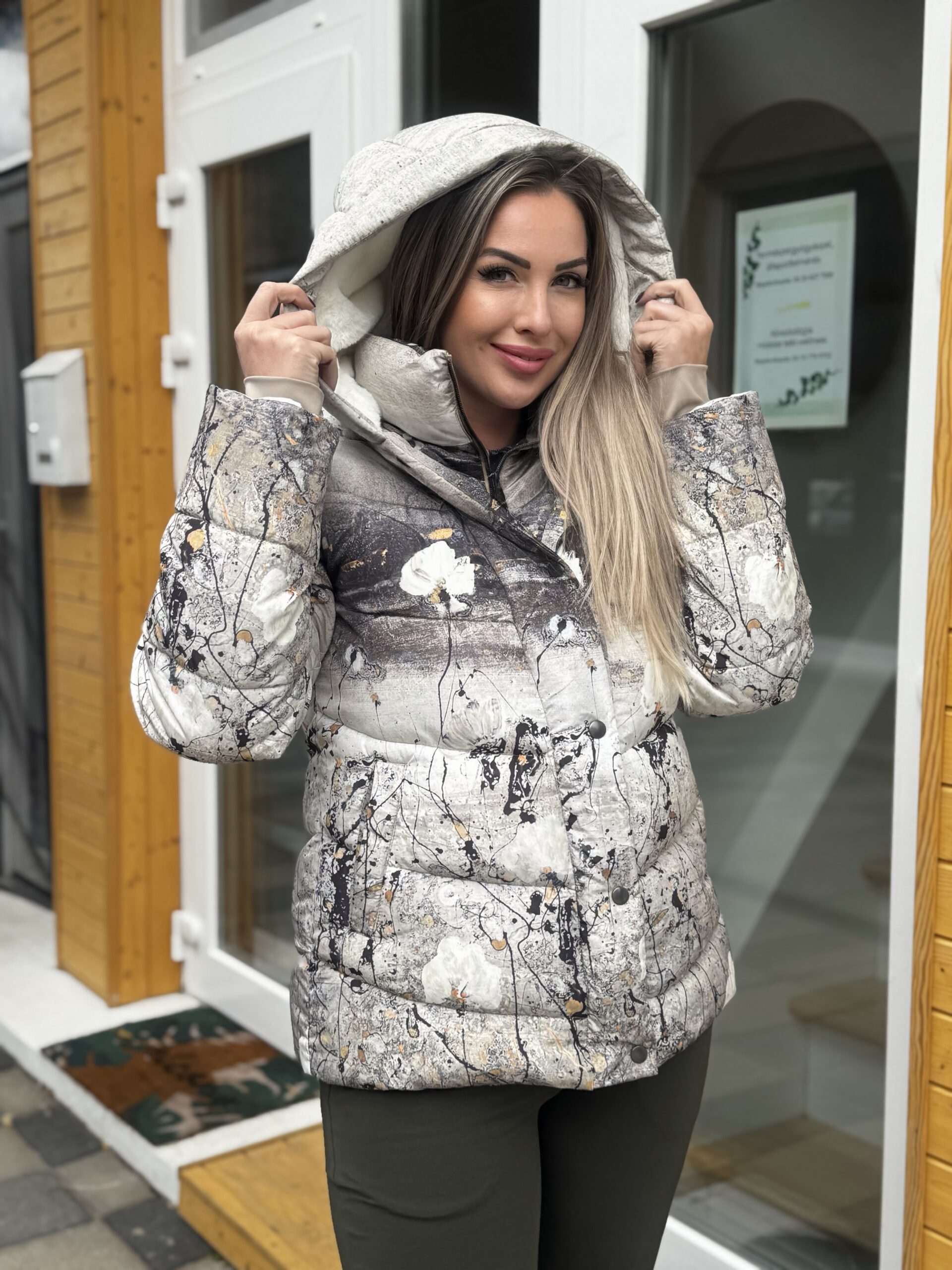 Dolcezza „Arany és ezüst szellő” kapucnis kabát - Image 2