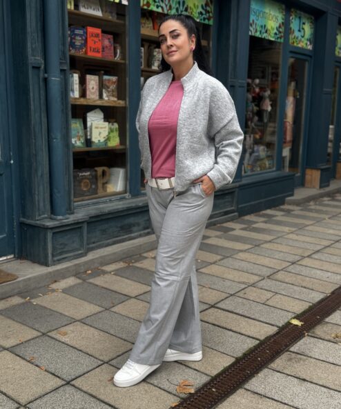 Monari Széles szárú business nadrág - 4. kép